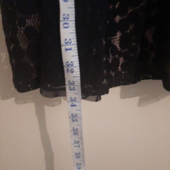 Disney Minnie Rocks the Dots Black Lace Overlay Dress – Size M – Fully Lined - Picture 8 of 8